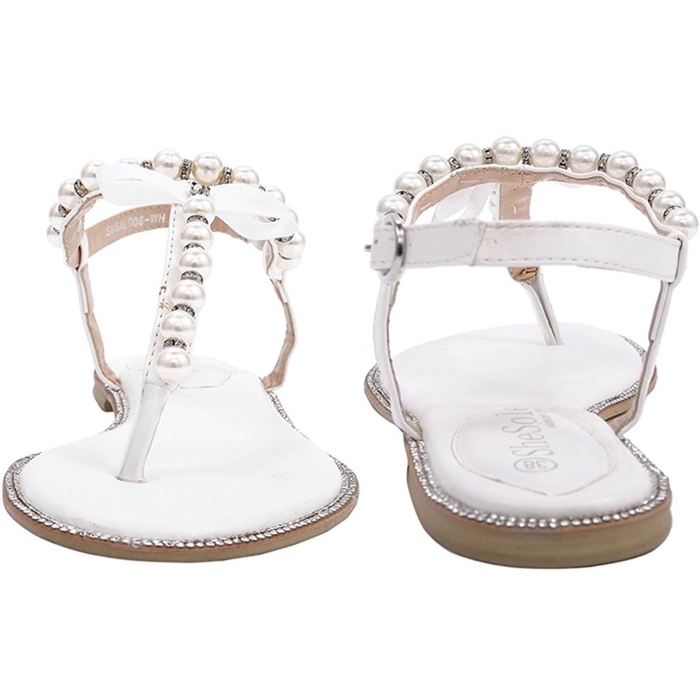 Bridal flats, size 8